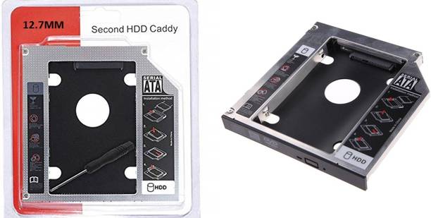 TERABYTE SATA 2nd HDD 12.7MM CADDY CD/DVD-ROM to Expanded Data Storage for All Laptop/PC 2.5 inch 12.7MM Universal HDD Caddy Internal Hard Drive Enclosure for All Laptop/PC