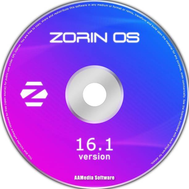 TekyMeky ZORIN OS 16.1 Desktop 64bit Live Bootable DVD Linux Operating System Latest Edition 64