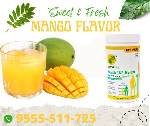 ELEMENT ONE Health n Height a Ayurvedic Herbal Nutrition Vitamin Minerals Protein Supplement Protein Shake