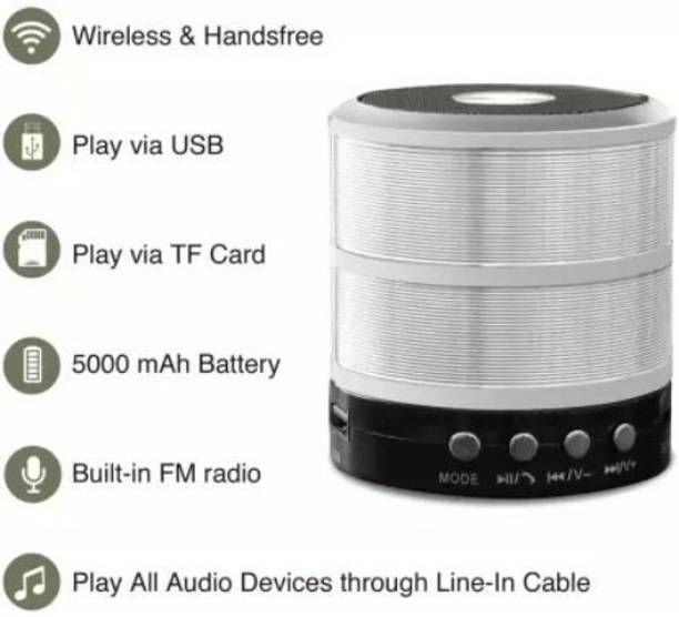 ROAR ODJ_522N_WS887 Bluetooth Speaker compatiable With all smartphones|devices 48 W Bluetooth Speaker