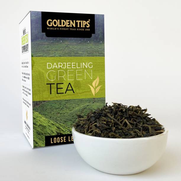 Golden Tips Darjeeling Loose Leaves Fresh Green Tea Box