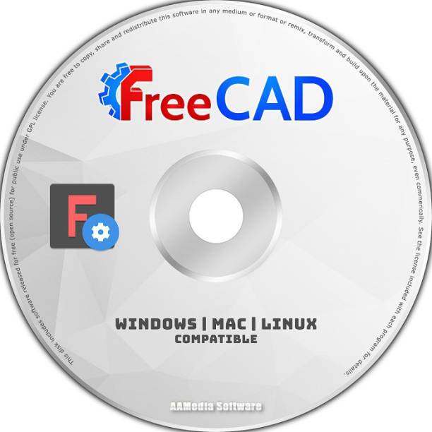 TekyMeky FreeCAD - 2D 3D CAD - Uses AutoCAD DWG File - Computer Aided Design Software DVD