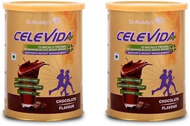 CELEVIDA Dr. Reddy's Nutrition Health Drink ,Chocolate Flavour ,400g x Pack of 2 Nutrition Drink