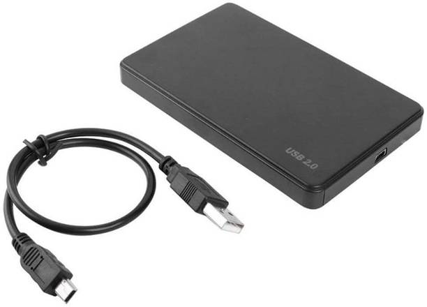 ULTRABYTES External Portable 2.5" HDD Case, SATA Hard Disk case USB 2.0 2.5 inch External Hard Drive Enclosure 2.5 inch Hard Disk Enclosure Disk Case