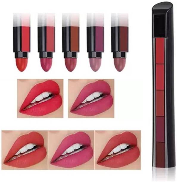 Aylily MAGIC LIPSTICK 5 In 1 Lipstick Set Non-marking Lipstick Long Lasting Lipstick