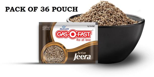 GasoFast Active Jeera Active Jeera Powder (5g each, Pack of 36) JEERA Powder