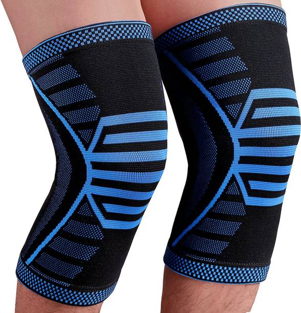 Leosportz (1pair) of Sports Pain Relief knee sleeve knee cap knee guard Knee Support