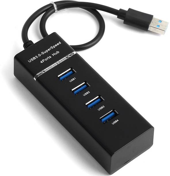 Etake Extension 4 Ports USB 3.0 Hub High Speed for Laptop/PC Portable Mini USB Expander 4 Port USB Hub