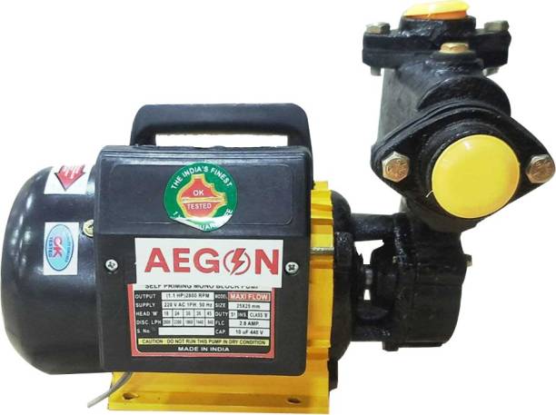 AEGON Maxiflow Self Priming Monoblock Domestic Industrial / Home Use Centrifugal Water Pump