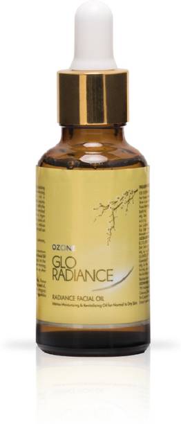 ओज़ोन Glo Radiance Intense Moisturizing & Revitalizing Facial Oil - (30ml) -Suitable for Normal to Dry Skin. Helps to Replenish, Hydrate & Rejuvenate the Face. No Parabens, Mineral Oils and Silicones. 100% Organic Product