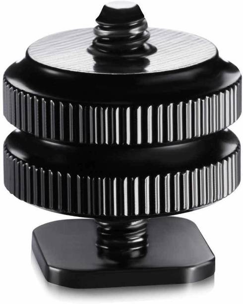 Hiffin ® Camera Shoe Pro 1/4" Mount Adapter for Tripod Screw to led Light Hotshoe Flash Shoe Adapter