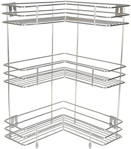 KRUPANIDHI Cutlery Kitchen Rack Steel Corner Rack triple