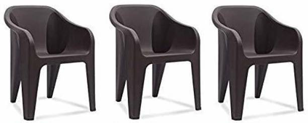 Rudra Traders Futura set of 3 Plastic Living Room Chair