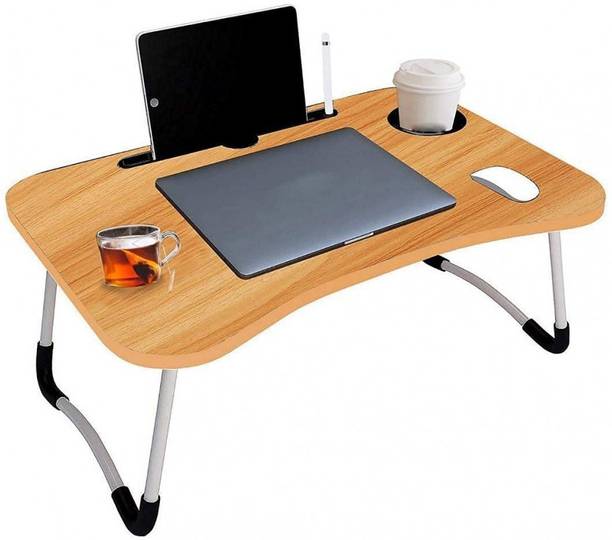 ko nik Laptop Table Wood Portable Laptop Table (Pre Assembled) Wood Portable Laptop Table