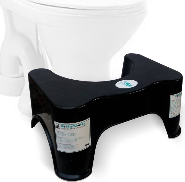 sunbaby Squat W/Potty-Shotty Toilet Step Stool, 7" Height, Anti-Skid, Promotes Squatting Potty Box