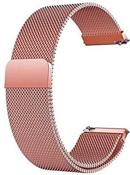 BLACK LOVIES 22MM MAGNETIC MILANESE MESH LOOP BELT Smart Watch Strap