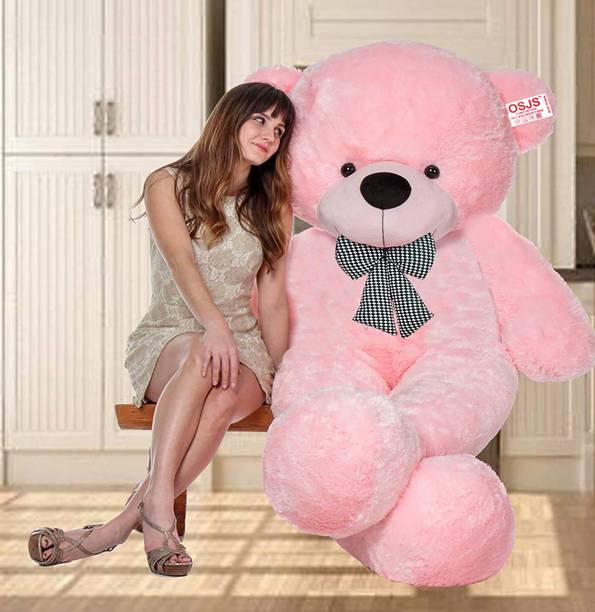 msy 4 feet PINK teddy bear for gift 122 cm (Pink) latest quality teddy bear 122 cm  - 122 cm