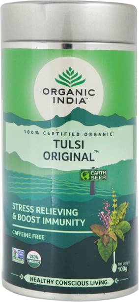 ORGANIC INDIA Original Tulsi Tea Drum