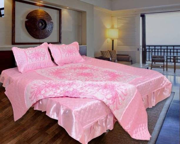 SOLAXO Satin King Sized Bedding Set