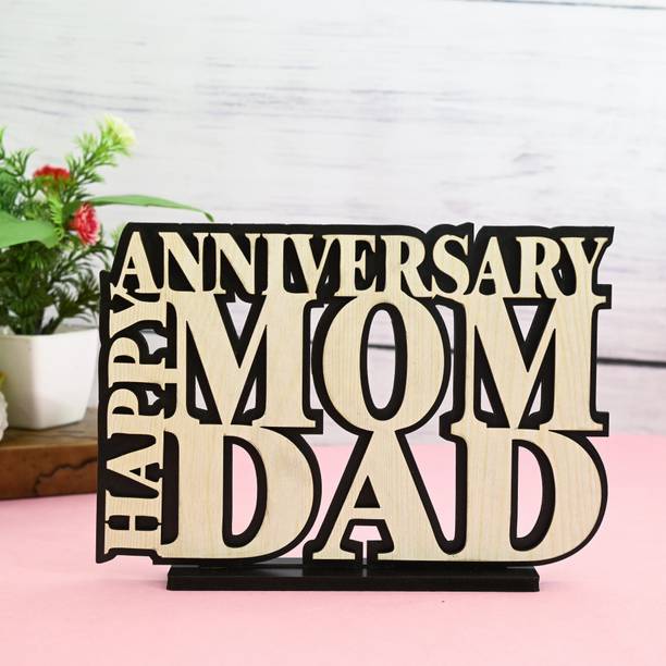 iMPACTGift Happy Anniversary gifts for Mom Dad Best Gift for Marriage. डेकोरेटिव शोपीस - 14.5 cm