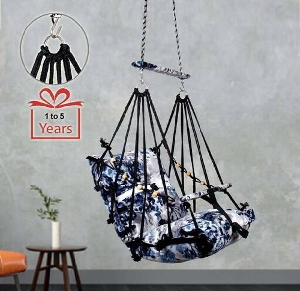 JD ENTERPEISE Cotton Swing Chair for Kids Baby's Children Folding and Washable 1-5 Years Swing
