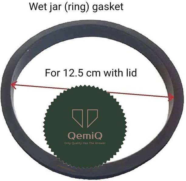 QEMIQ ® "Jar Gasket Only". Fits-Most Mixer Grinder's Big (12.5 cm)-3 UNIT Mixer Jar Gasket