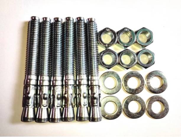 PANTHERZ 12 mm x 150 mm Through Bolt Anchor Fasteners (Pack of 20 Pcs ) Wedge Anchor
