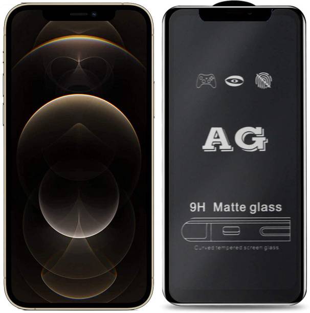 SAVD Edge To Edge Tempered Glass for iPhone 12Pro Max Screen Protector Tempered Glass| Matte Finish OG Glass| Full Screen Coverage| [Case-Friendly] & [Easy Installation] Design for iPhone 12 Pro Max