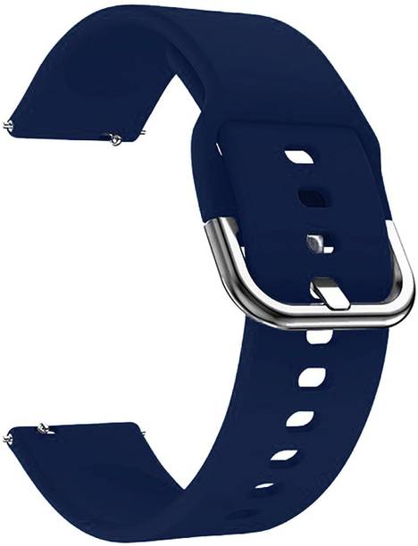 AOnes Silicone Belt Watch Strap with Metal Buckle for Fastrack Reflex Horizon Smart Watch Strap