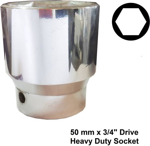 TOM 50 mm, 3/4 inch Drive Heavy Duty Socket for High Loads Socket Set