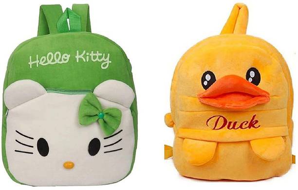 Zoi Hello Kitty & Duck Soft Toy School Bags for Kids Plush Bag Plush Bag