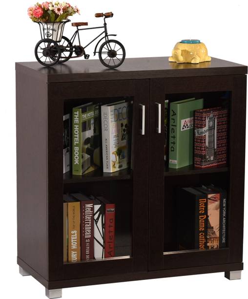 DeckUp Uniti Dark Wenge Engineered Wood Close Book Shel...
