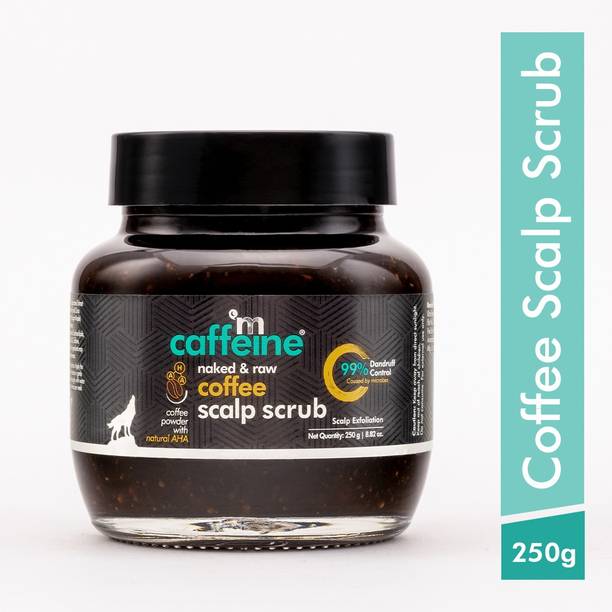 मेकैफैन Anti Dandruff Coffee Scalp Scrub with 99% Dandruff Control Treatment
