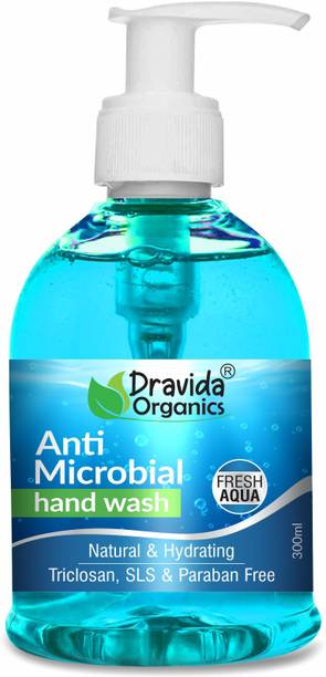 Dravida Organics Anti Bacterial Hand Wash for Best Ever Protection | Cleanses | Moisturises Hand Wash Pump Dispenser