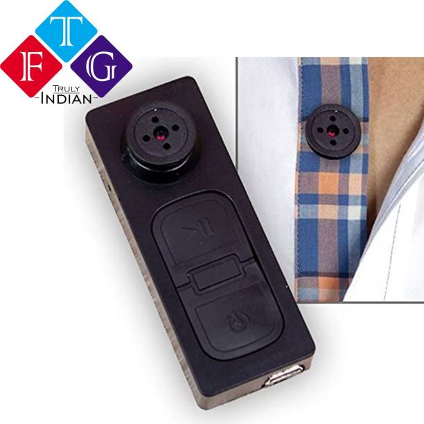 TFG Spy Camera Hidden Button shape 720p Audio Video Photo Spy Camera Without WIFI Security Camera