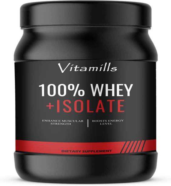 Vitamills Nutrition 100% Raw Whey Protein Isolate Supplement Powder (S486) Pro Whey Protein
