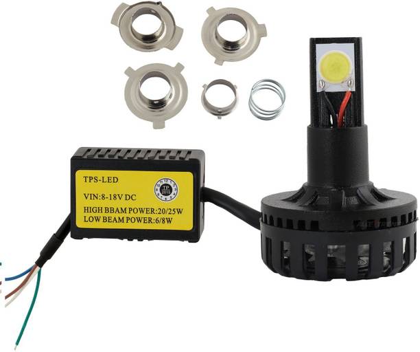 ALLEXTREME EXHLWM2 2 Side LED Headlight Bulb with Cooling Fan and Canbus Head lamp Conversion Kit for Bike Car SUV and Motorcycles (25W, White) Vehical HID Kit