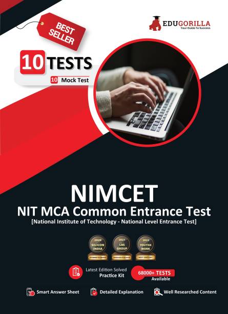 NIMCET 2023 : NIT MCA Entrance Exam - Mathematics, Computer Awareness, English, Analytical Ability and Logical Reasoning - 10 Mock Tests (1200 Solved MCQ) with Free Access to Online Tests  - .