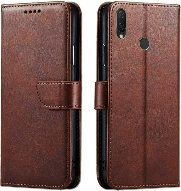 TINGTONG Flip Cover for Huawei P20 Lite