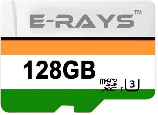 E-Rays TriColour 128 GB MicroSD Card Class 10 10 MB/s  Memory Card