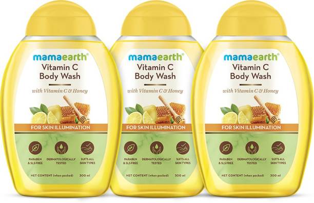 MamaEarth Vitamin C Body Wash with Vitamin C & Honey for Skin Illumination