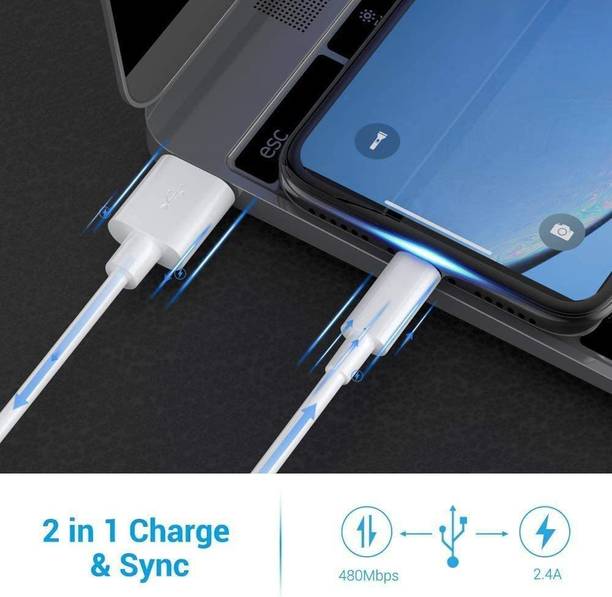 Wifton Lightning Cable 1 m Fast Lightning Cable Data Sync Transfer Cord-Y6