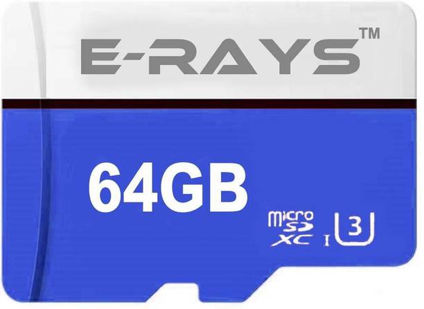 E-Rays Blue 64 GB MicroSD Card Class 10 10 MB/s  Memory Card
