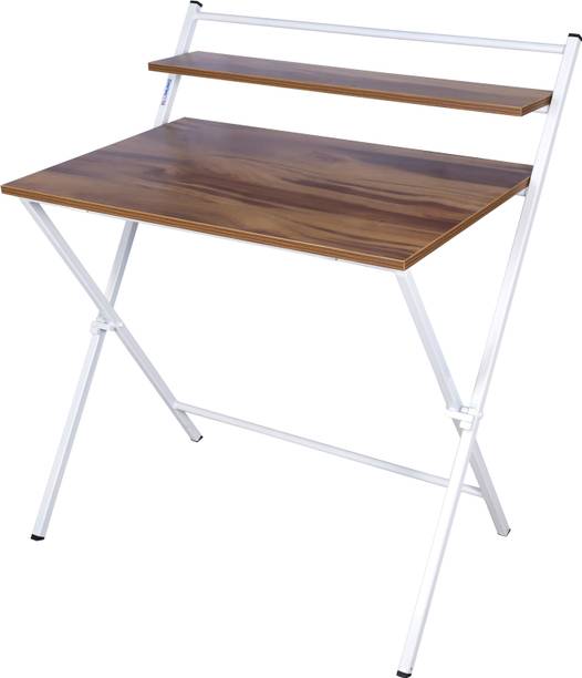 blumuno X-Plus Folding Table (Posh Wood) Engineered Wood Study Table