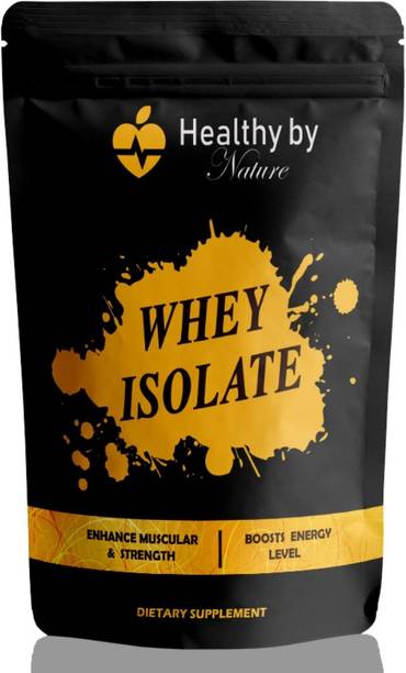 Healthy By Nature Nutrition 100% Raw Whey Protein Isolate Supplement Powder (S756) Premium Whey Protein