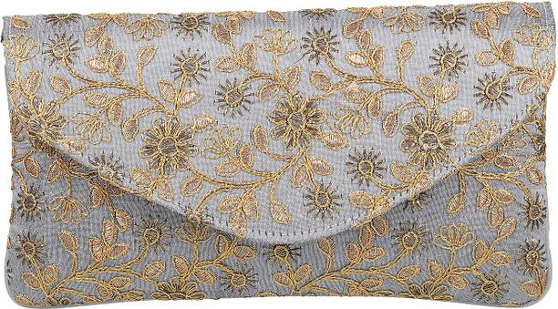 Grey Women Clutch
