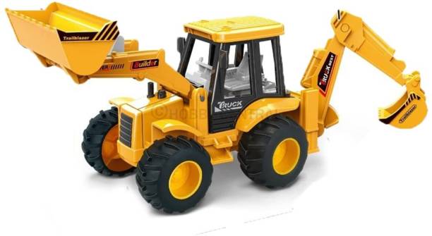 SR Toys 2 in 1 Multi functional Construction Trucks JCB for Kids