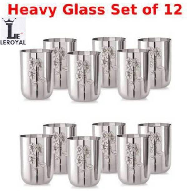 LEROYAL (Pack of 12) Classic Glass Set Water/Juice Glass
