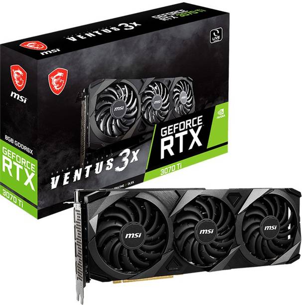 MSI GeForce RTX 3070 Ti VENTUS 3X 8G OC GDDR6X 8 GB NVIDIA Chipset 256 bit 1800 MHz Graphics Card