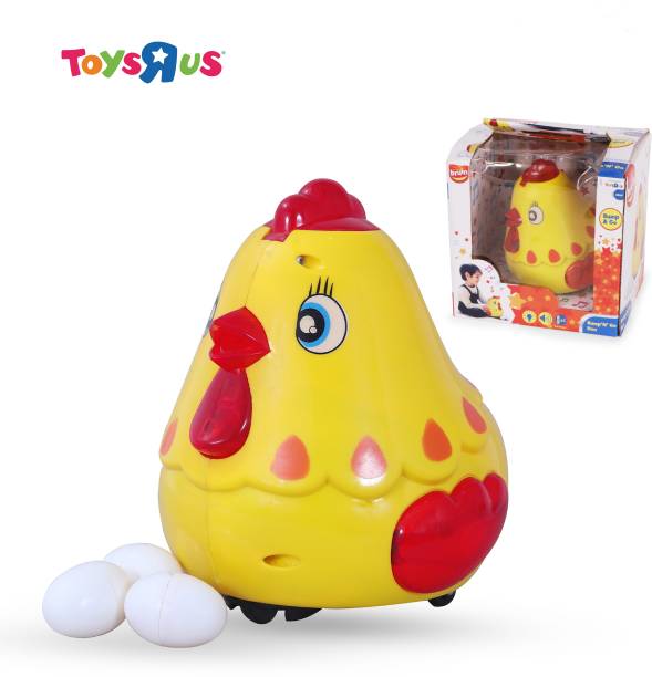 Toys R Us Bruin Bump & Go Hen Car with Music and Light Feature For Kids